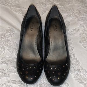 Sonoma Black Wedge with Metal Studs 8